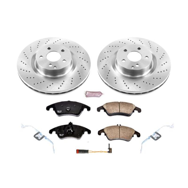 PSB Autospecialty Kit - Power Stop 12-15 Mercedes-Benz C250 Front Autospecialty Brake Kit