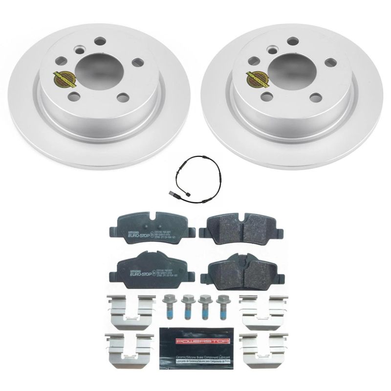 PSB Euro-Stop Kit - Power Stop 14-19 Mini Cooper Rear Euro-Stop Brake Kit