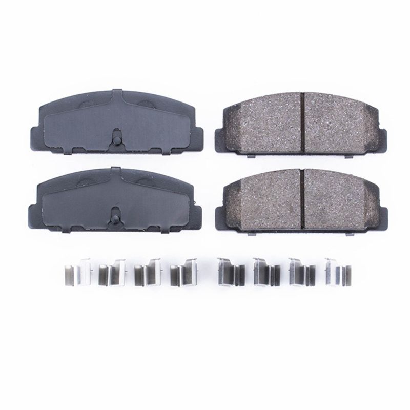 PSB Z17 Evolution Brake Pads - Power Stop 03-05 Mazda 6 Rear Z17 Evolution Ceramic Brake Pads w/Hardware