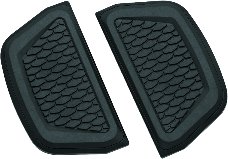KUR Mini Boards B - Kuryakyn Hex Passenger Board Inserts Black