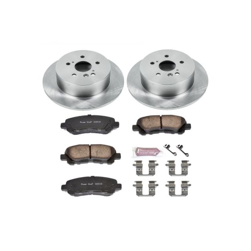 PSB Autospecialty Kit - Power Stop 08-13 Toyota Highlander Rear Autospecialty Brake Kit