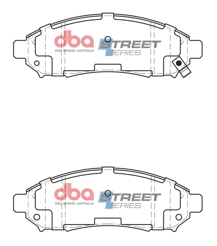 DBA Street Series Brake Pads - DBA 04-12 Nissan Pathfinder Street Series Front Brake Pads