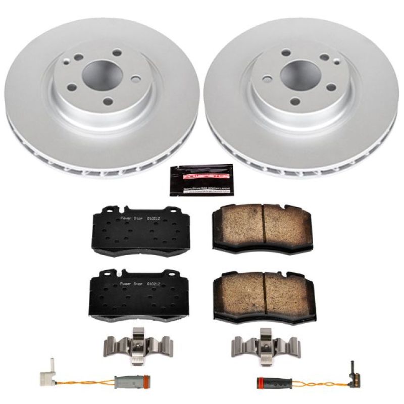 PSB Z23 Evolution Coated Kit - Power Stop 07-09 Mercedes-Benz E350 Front Z23 Evolution Sport Coated Brake Kit
