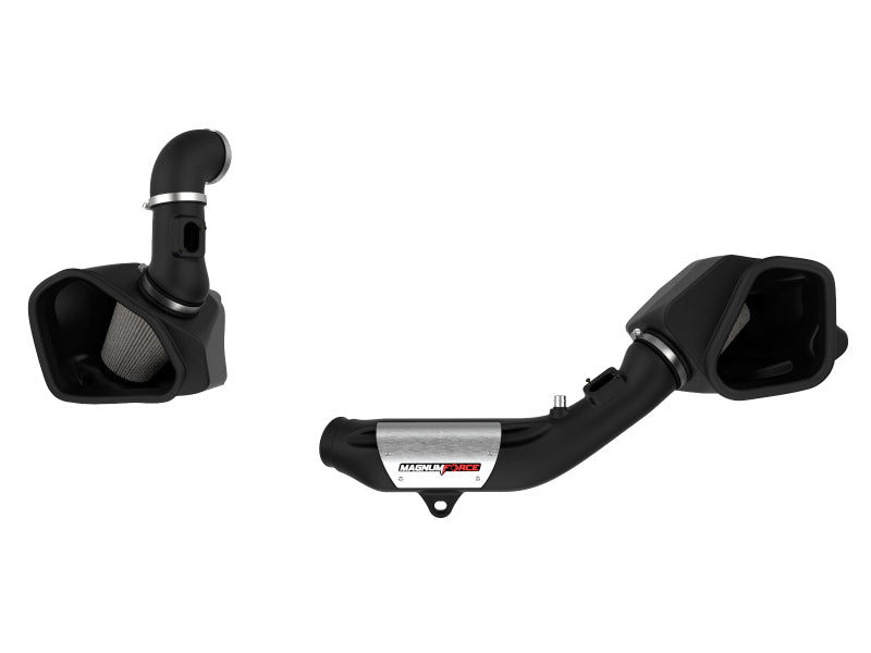 AFE Magnum FORCE Stage-2 Cold Air Intakes - aFe POWER Magnum FORCE Stage-2 Pro DRY S Cold Air Intake System 15-19 BMW M3/M4 3.0L