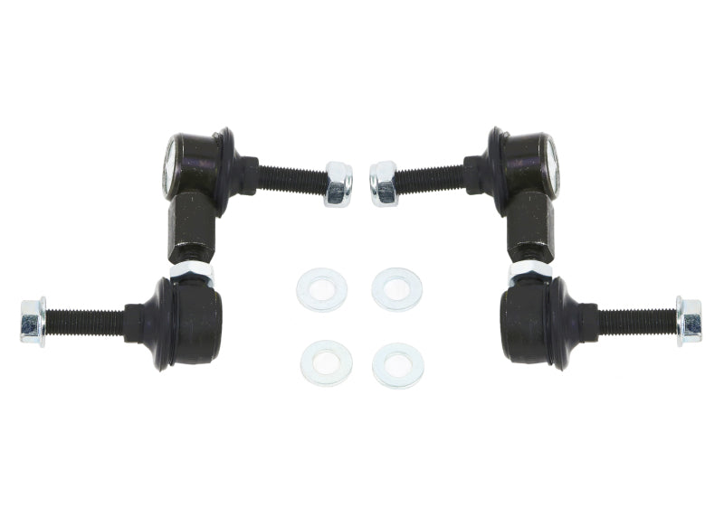 WL Sway Bar Links - Whiteline Universal 60-80mm Swaybar Link Kit-Heavy Duty Adjustable Ball Joint