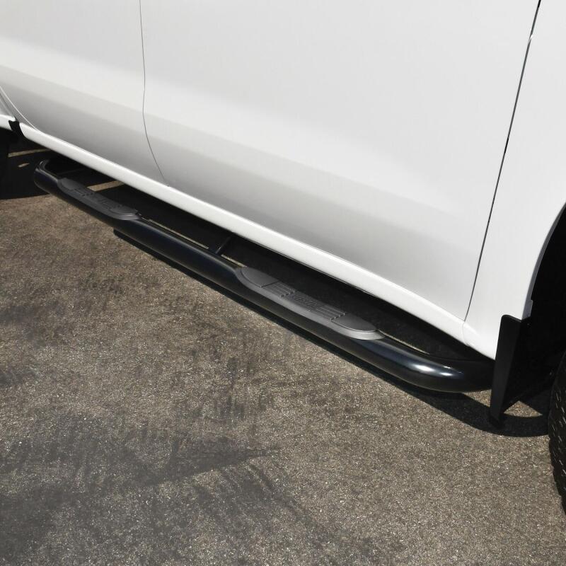 WES Nerf Bars - E-Series 3 - Westin 2019 Chevrolet Silverado/Sierra 1500 Crew Cab E-Series 3 Nerf Step Bars - Black