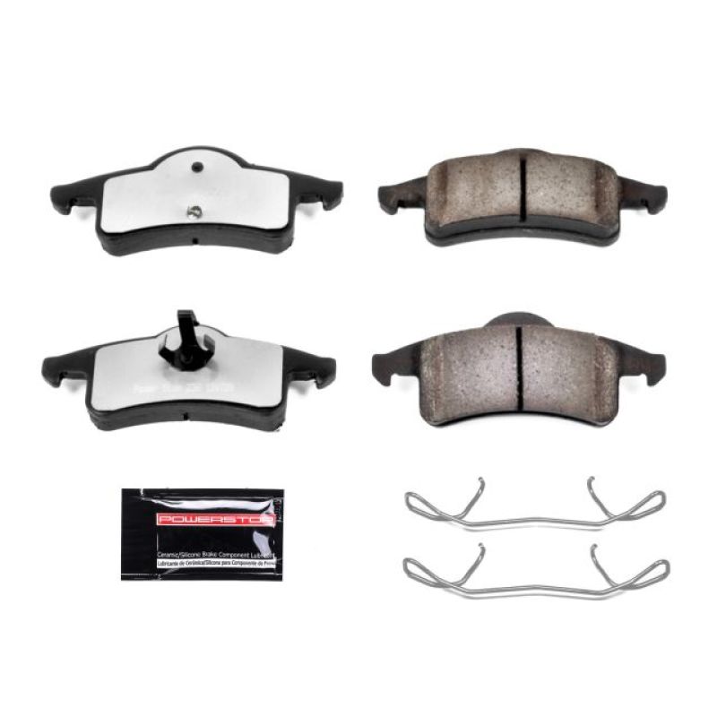 PSB Z36 Truck & Tow Brake Pads - Power Stop 99-04 Jeep Grand Cherokee Rear Z36 Truck & Tow Brake Pads w/Hardware