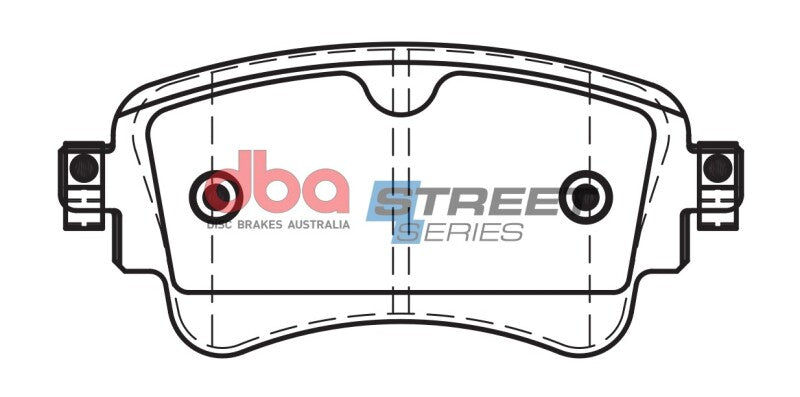 DBA Street Series Brake Pads - DBA 17-20 Audi A4 Street Series Rear Brake Pads