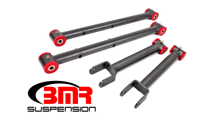 BMR Suspension Arm Kits - BMR 64-67 A-Body Non-Adj. Rear Suspension Kit - Black Hammertone