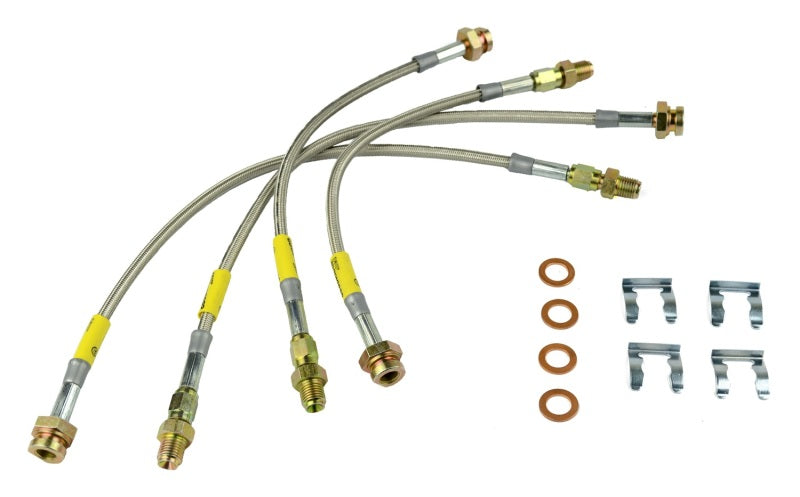GR G-Stop Brake Line Kits - Goodridge 63-82 Corvette Brake Lines