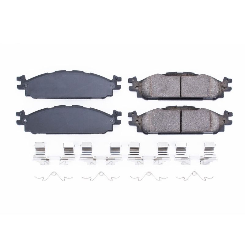 PSB Z17 Evolution Brake Pads - Power Stop 11-19 Ford Explorer Front Z17 Evolution Ceramic Brake Pads w/Hardware