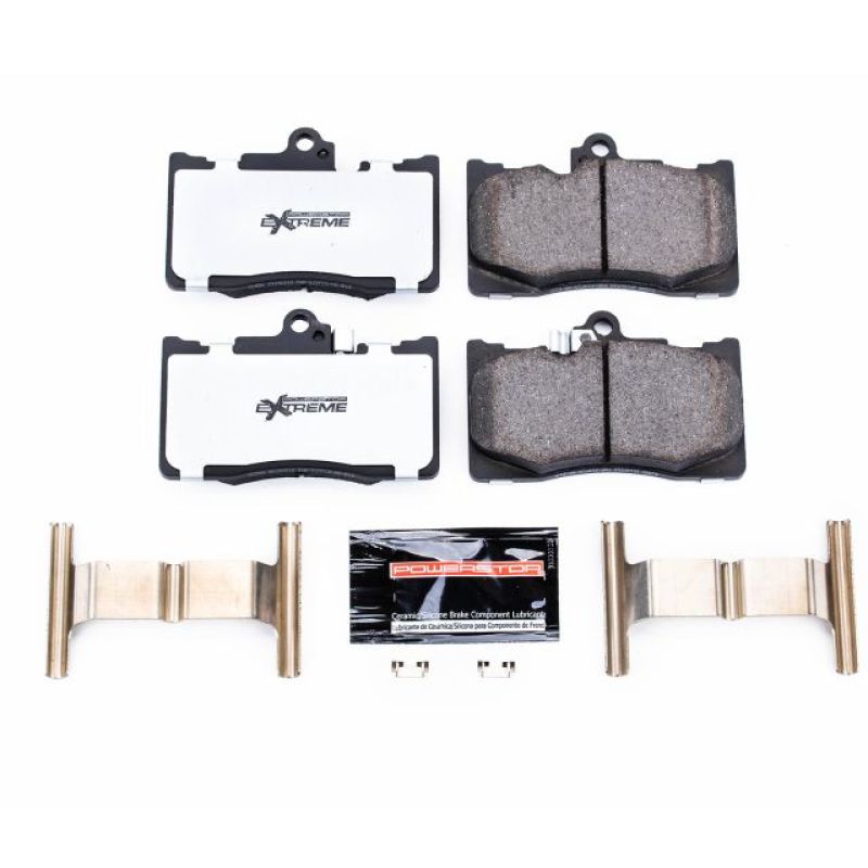 PSB Z26 Extreme Brake Pads - Power Stop 16-17 Lexus GS200t Front Z26 Extreme Street Brake Pads w/Hardware