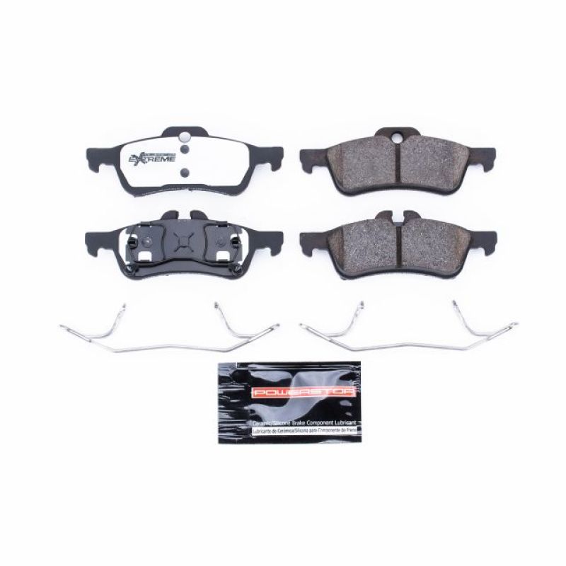 PSB Z26 Extreme Brake Pads - Power Stop 04-08 Mini Cooper Rear Z26 Extreme Street Brake Pads w/Hardware