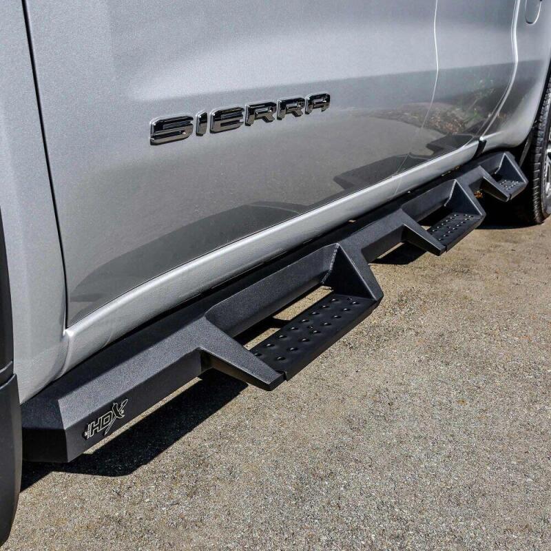WES Nerf Bars - HDX Drop - Westin 19-20 GM 1500 DC 6.5ft bed (Excludes LD/Limited) HDX Drop W2W Nerf Step Bars - Textured Black
