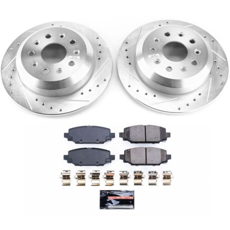 PSB Z23 Evolution Kit - Power Stop 18-19 Jeep Wrangler Rear Z23 Evolution Sport Brake Kit