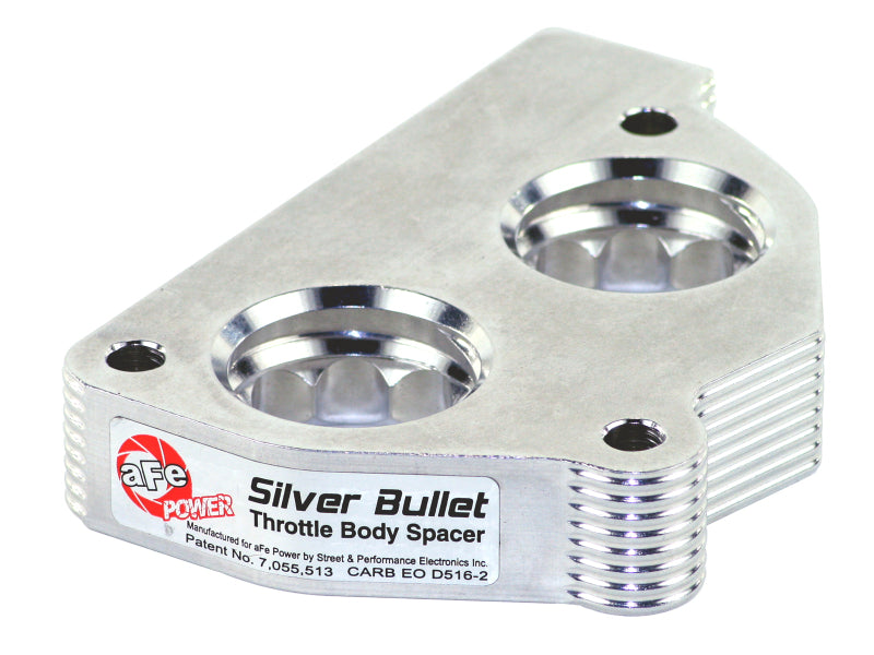 AFE Silver Bullet TBS CARB Approved - aFe Silver Bullet Throttle Body Spacers TBS GM C/K 1500/2500/3500 87-95 V6-4.3L V8-5.0/5.7L
