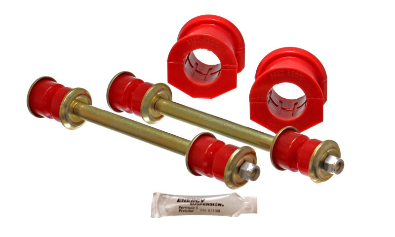 ES Sway Bar Bushings - Red - Energy Suspension 95-97 Ford Explorer/Bronco 2WD/4WD 36mm Red Front Sway Bar Bushing Set