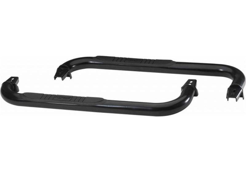 RAM Round Nerf Bar - Rampage 1987-1995 Jeep Wrangler(YJ) 3 Inch Round Nerf Bar - Black