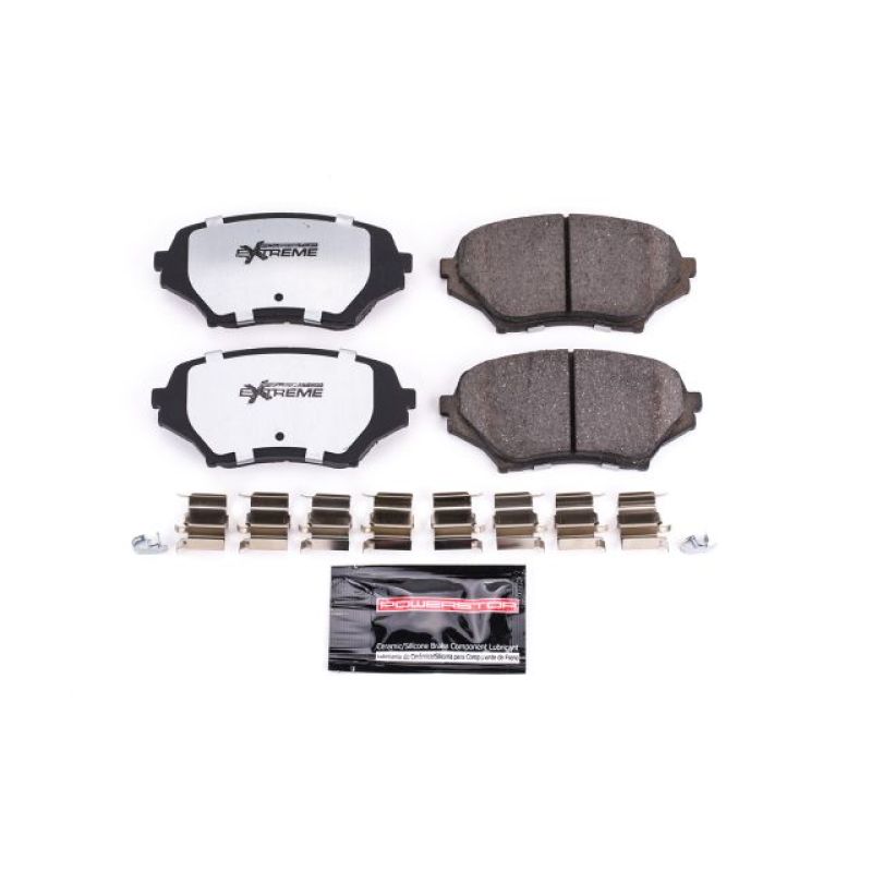 PSB Z26 Extreme Brake Pads - Power Stop 06-15 Mazda MX-5 Miata Front Z26 Extreme Street Brake Pads w/Hardware