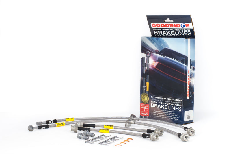 GR G-Stop Brake Line Kits - Goodridge 15-18 Honda Fit SS Brake Line Kit