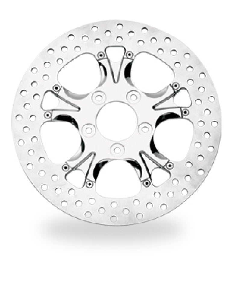 PFM Brake Rotors - Performance Machine Disc/Carr 11.8 Gatlin Rear - Chrome