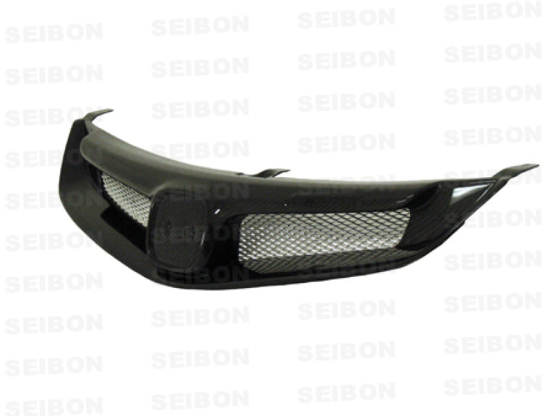SEI Grilles - Seibon 06-10 Honda Civic 4Dr JDM / Acura CSX MG-Style Carbon Fiber Grill