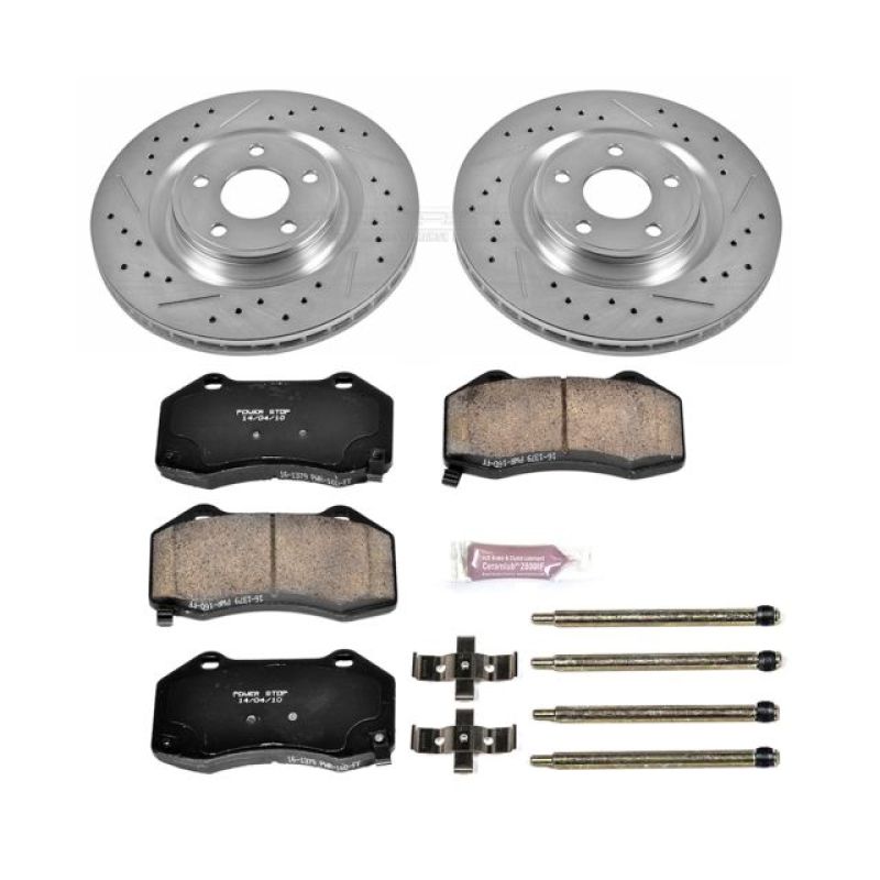PSB Z23 Evolution Kit - Power Stop 08-10 Chevrolet Cobalt Front Z23 Evolution Sport Brake Kit