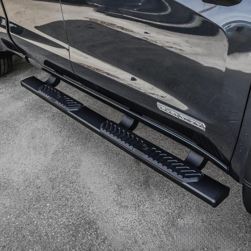WES Nerf Bars - R5 - Westin 19-22 Chevrolet Silverado 1500 DC R5 Nerf Step Bars - Blk