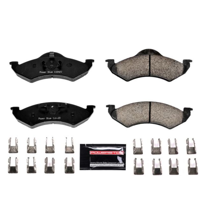 PSB Z23 Evolution Brake Pads - Power Stop 00-02 Dodge Dakota Front Z23 Evolution Sport Brake Pads w/Hardware
