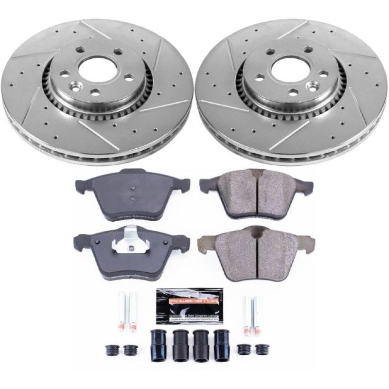 PSB Z23 Evolution Kit - Power Stop 15-18 Volvo S60 Front Z23 Evolution Sport Brake Kit