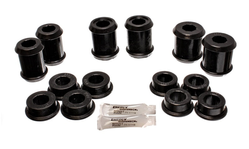 ES Cntrl Arm Bushings - Black - Energy Suspension 04-09 Cadillac XLR/XLR-V / 97-12 Corvette Black Rear End C/A Bushing Set