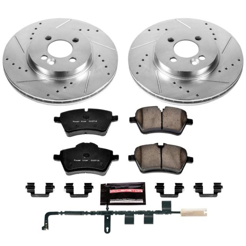 PSB Z23 Evolution Kit - Power Stop 07-10 Mini Cooper Front Z23 Evolution Sport Brake Kit
