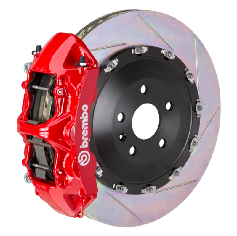 BRB Big Brake Kits - Brembo 09-13 X5M Front GT BBK 6 Piston Cast 405x34 2pc Rotor Slotted Type1 -Red