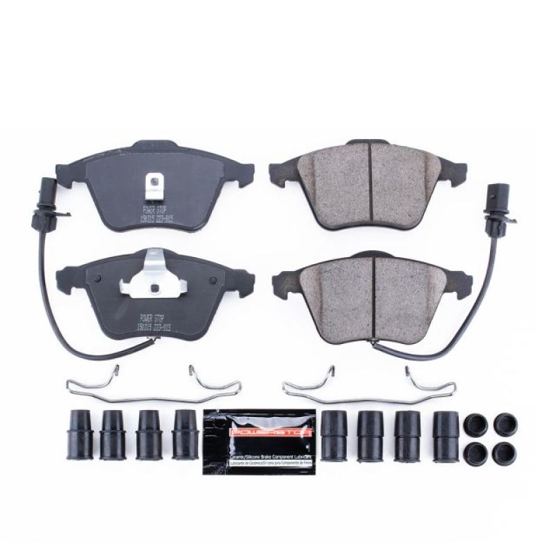 PSB Z23 Evolution Brake Pads - Power Stop 02-04 Audi A6 Quattro Front Z23 Evolution Sport Brake Pads w/Hardware