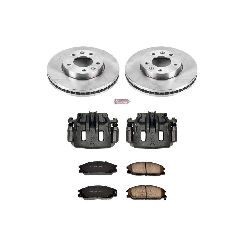 PSB Autospecialty Kit w/Cals - Power Stop 04-05 Kia Sedona Front Autospecialty Brake Kit w/Calipers
