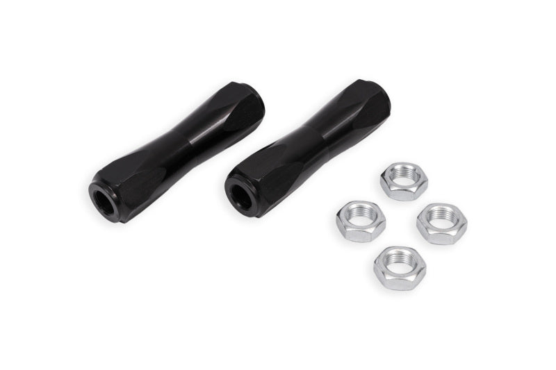 BMR Tie Rod Sleeves - BMR 64-70 A-Body / 78-87 G-Body Tie Rod Sleeves 5/8in Thread - Black Anodized