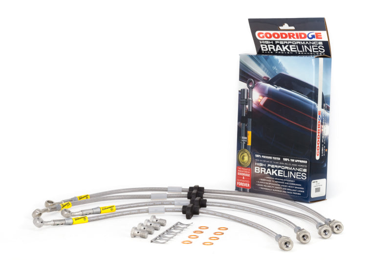 GR G-Stop Brake Line Kits - Goodridge 02-06 Acura RSX Type S Stainless Steel Brake Line Kit