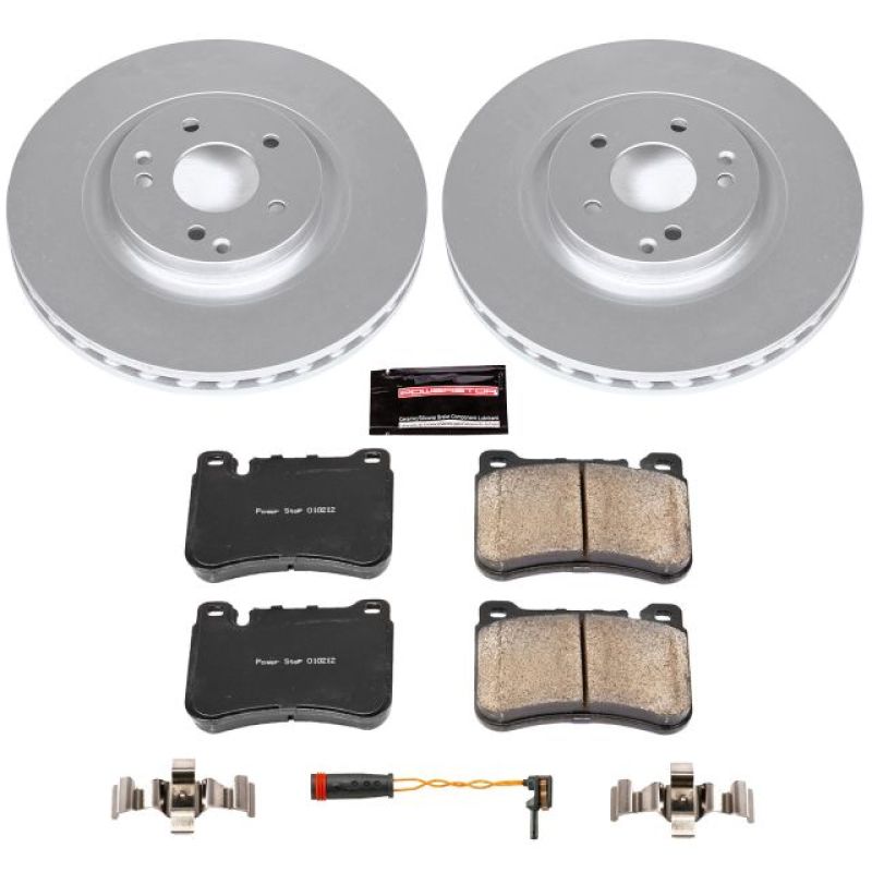 PSB Z23 Evolution Coated Kit - Power Stop 06-08 Mercedes-Benz SLK280 Front Z23 Evolution Sport Coated Brake Kit