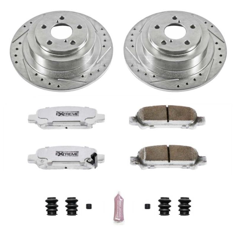 PSB Z26 Street Warrior Kit - Power Stop 03-06 Subaru Baja Rear Z26 Street Warrior Brake Kit