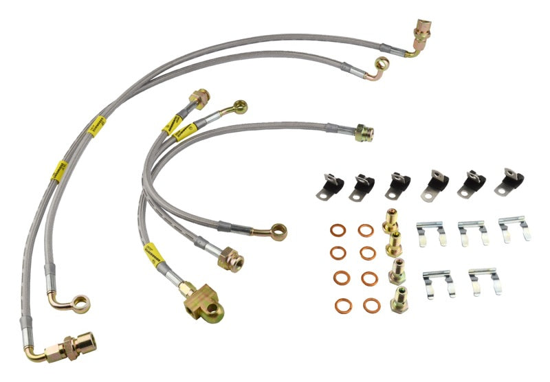 GR G-Stop Brake Line Kits - Goodridge 00-06 Chevrolet Tahoe (w/Rear Disc w/o Stabila Trak) Stainless Steel Brake Line Kit