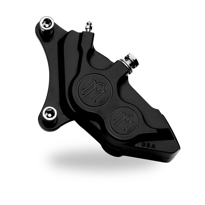 PFM Brake Calipers - Performance Machine 00-17 HD Caliper 137x4B Left 11.5in - Black Ano