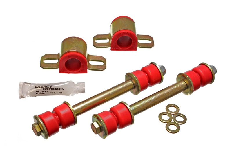 ES Sway Bar Bushings - Red - Energy Suspension 86-97 Nissan 720 & Hardbody PickUp 2WD Red 23mm Front Sway Bar Frame Bushings