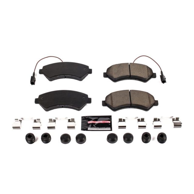 PSB Z23 Evolution Brake Pads - Power Stop 2019 Ram ProMaster 1500 Front Z23 Evolution Sport Brake Pads w/Hardware