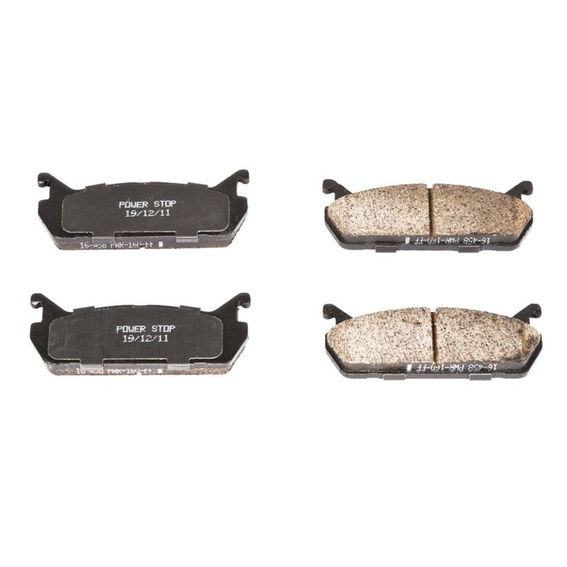 PSB Z16 Evolution Brake Pads - Power Stop 91-96 Ford Escort Rear Z16 Evolution Ceramic Brake Pads