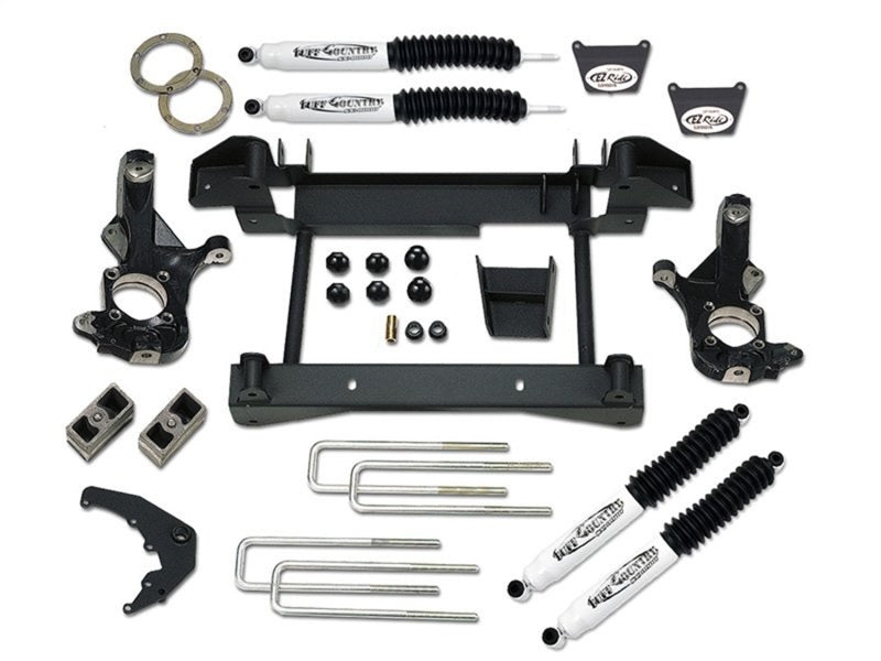 TUF Lift Kits - Tuff Country 01-10 Chevy Silverado 2500HD 4x4 4in Lift Kit (w/1pc Sub Frame No Shocks)