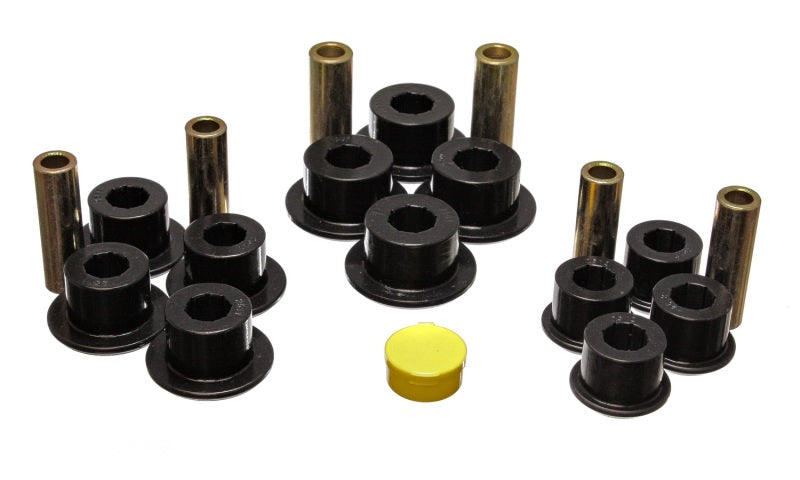 ES Spring/Shackle Bush - Black - Energy Suspension Chevy Rear Leaf Spring Set - Black