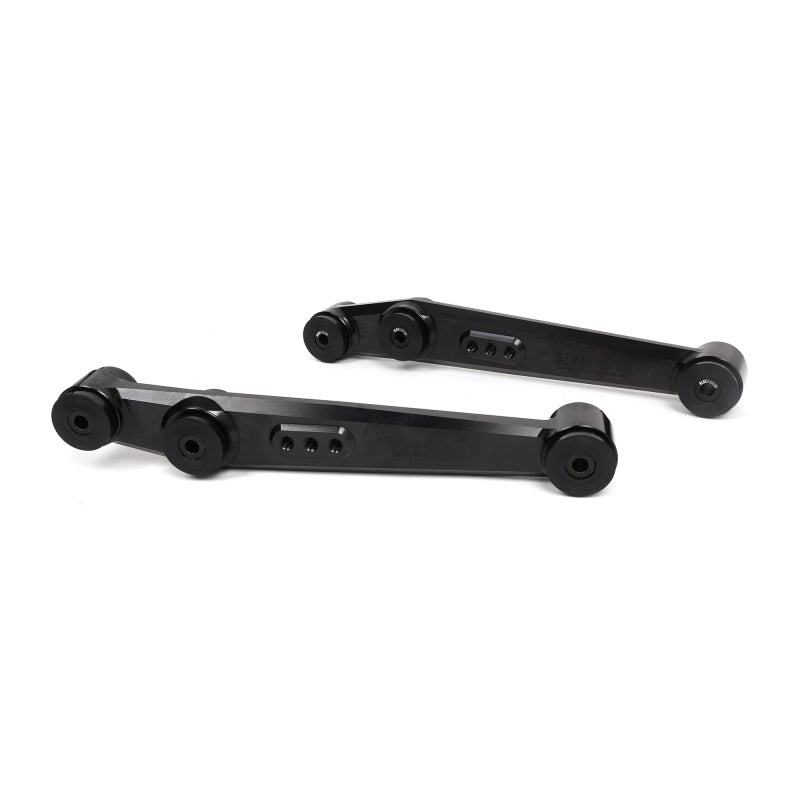 BX Lower Control Arms - BLOX Racing 90-01 Integra, 89-95 Civic, CRX, Del Sol V2 Billet Rear LCA Poly Bushings - Black