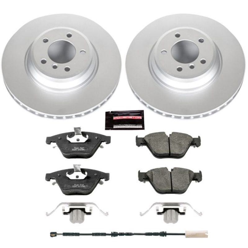 PSB Z23 Evolution Coated Kit - Power Stop 2011 BMW 335d Front Z23 Evolution Sport Coated Brake Kit