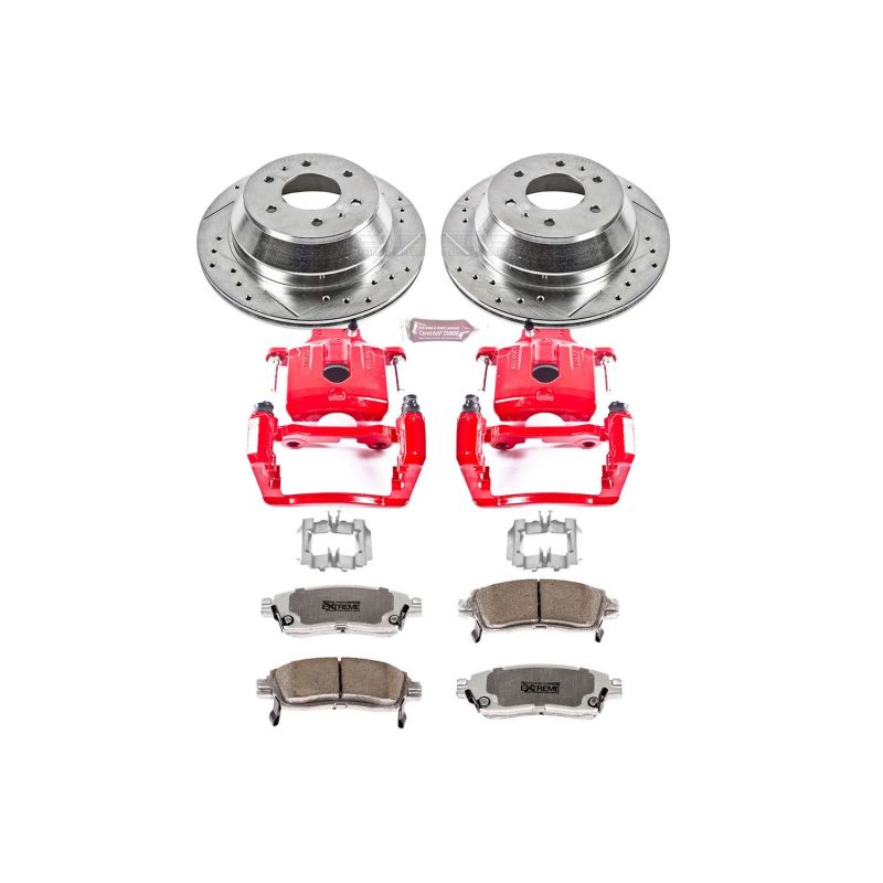 PSB Z26 Street Kit w/Cals - Power Stop 04-07 Buick Rainier Rear Z26 Street Warrior Brake Kit w/Calipers