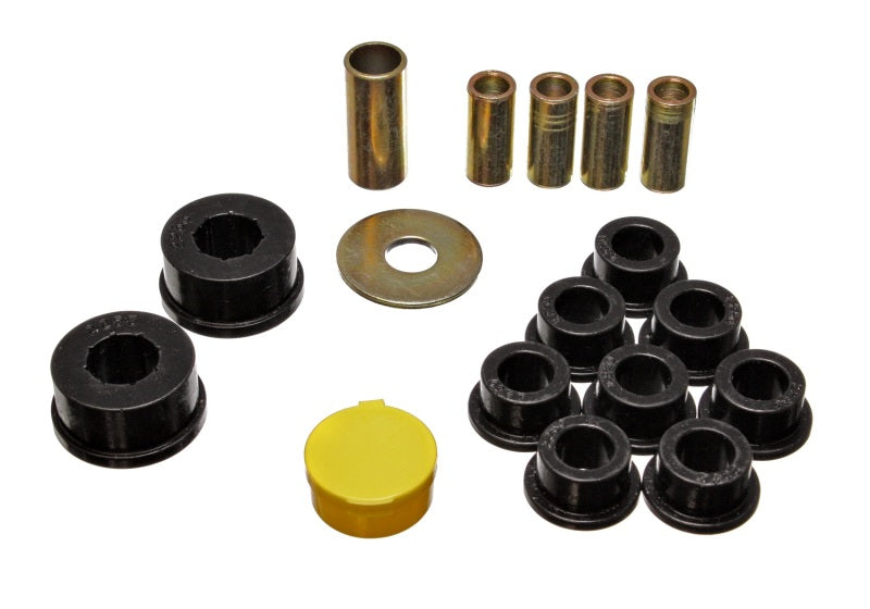 ES Watts Link Bushings - Black - Energy Suspension 79-85 Mazda RX7 Black Rear Watts Link Set
